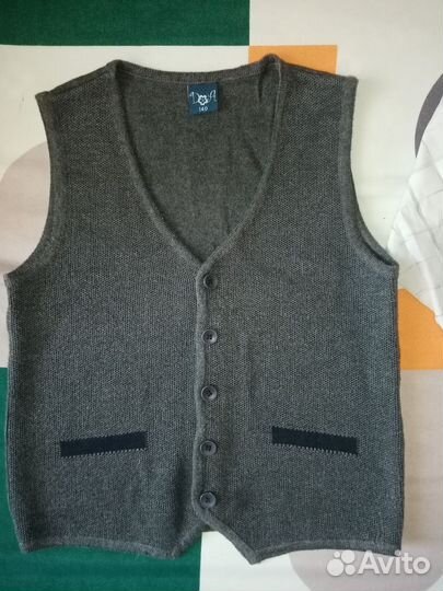 Жилетка школьная на мальчика 134 140