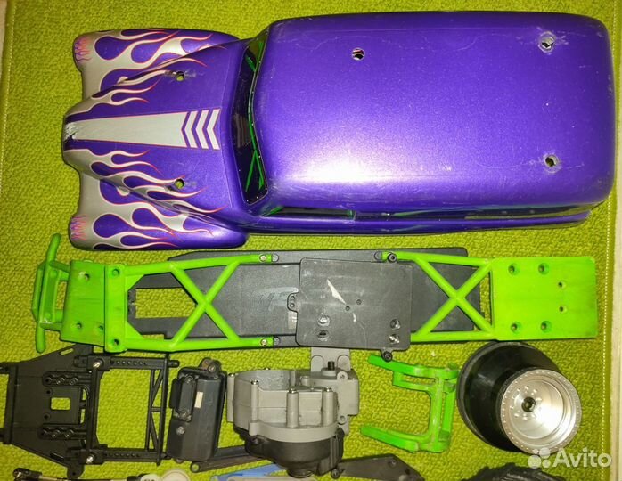 Traxxas gravedigger/stampede разбор