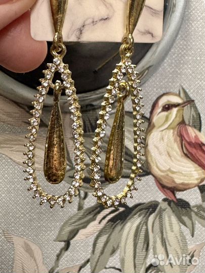 Серьги гвоздики бижутерия