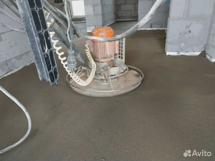Полусухая стяжка пола без предоплаты