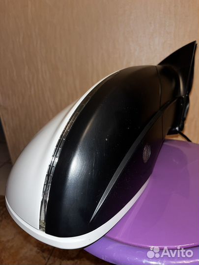 Зеркало правое боковое Ауди Q7 4 L 2012 г