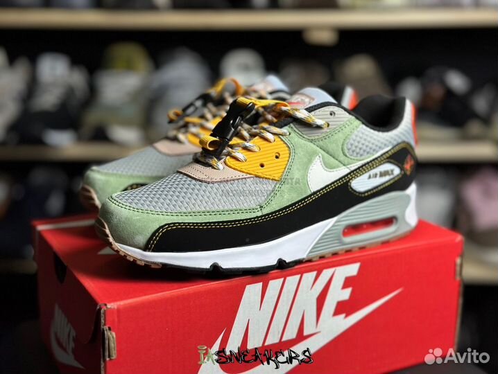 Кроссовки мужские Nike Air Max 90 Spiral Sage