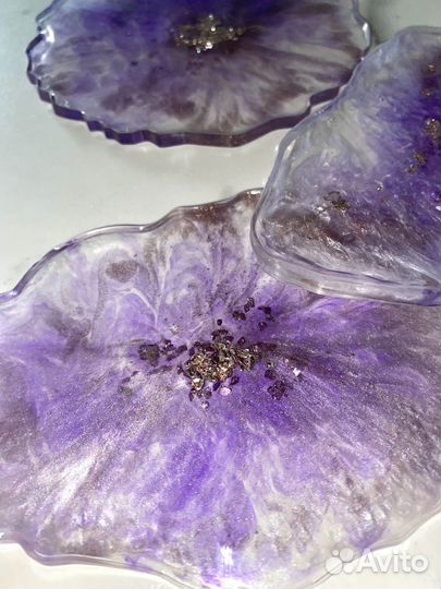 Подстаканники из эпоксидной смолы