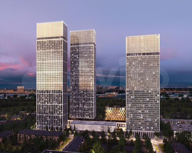 2-к. квартира, 67,1 м², 32/55 эт.