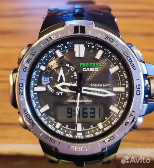 Часы casio pro trek prw 6000