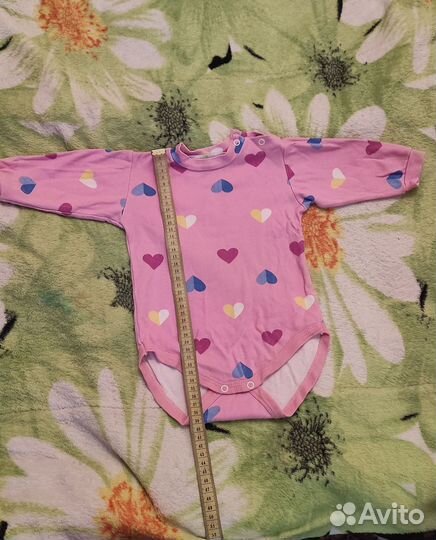 Боди с длинным рукавом на девочку