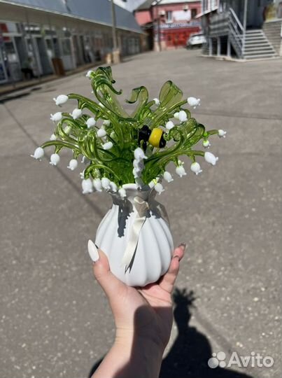 Ландыши из стекла