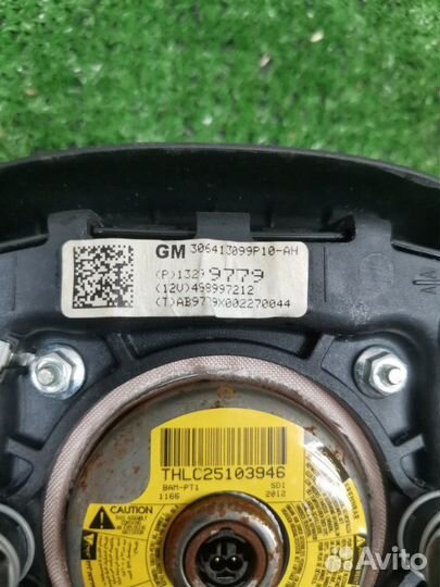 Подушка безопасности в руль Opel Astra J хетчбэк