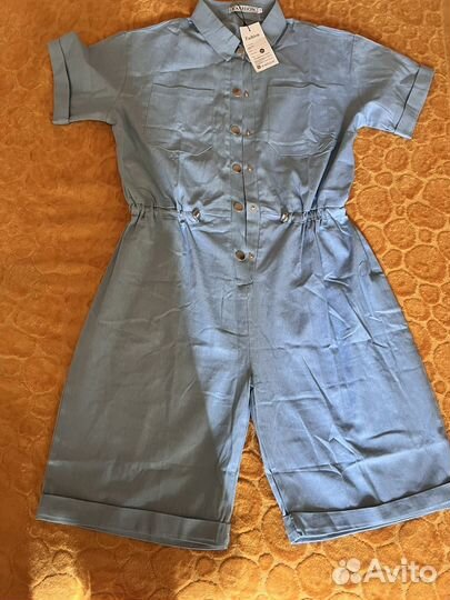 Комбинезон из легкого джинса