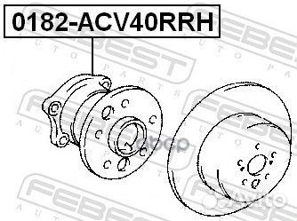 Ступица задняя правая 0182ACV40RRH Febest