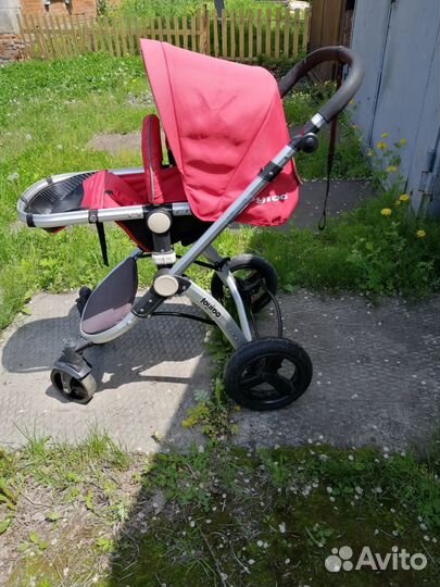 Коляска 2в1 б/у toyiba красная