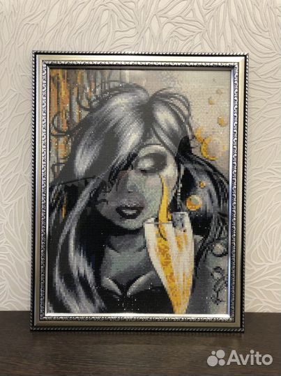 Картина алмазная готовая стразы