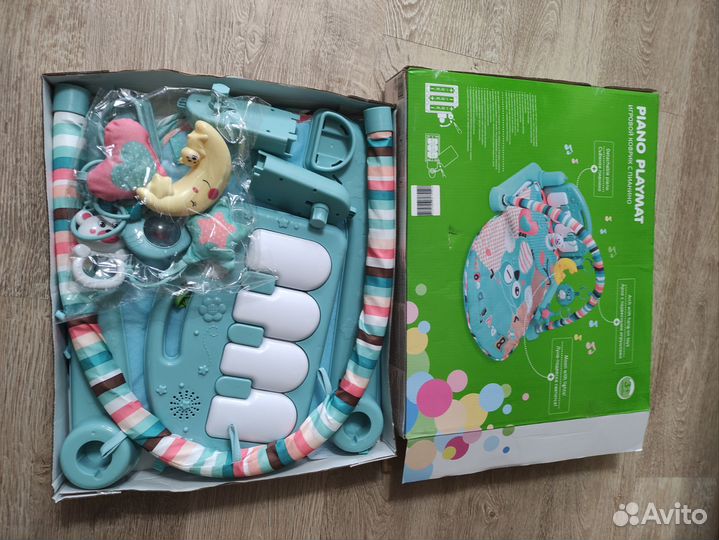 Игровой коврик с пианино