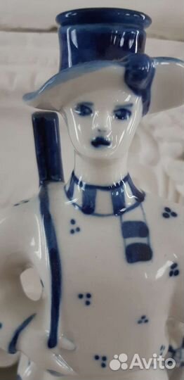 Гжель штоф авторская работа