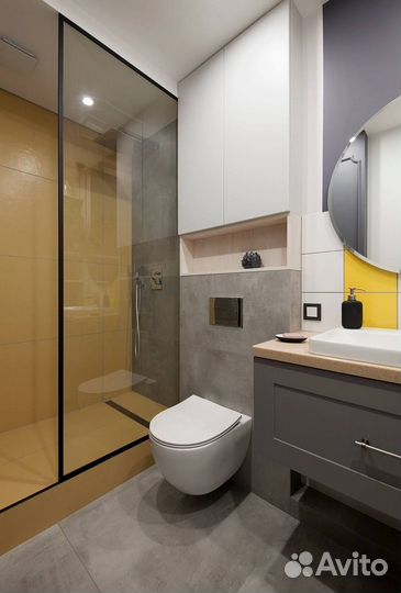 Тумба с раковиной для ванной подвесная