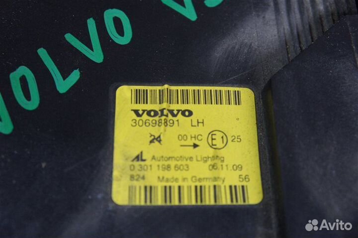 Фара передняя левая Volvo V50 MW66 2004