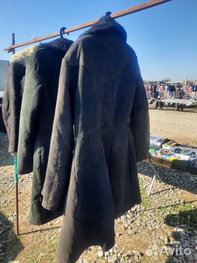 Шуба из овчины размер 58