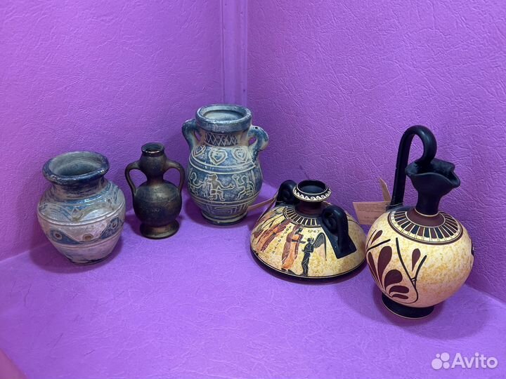 Керамическая ваза ручной работы