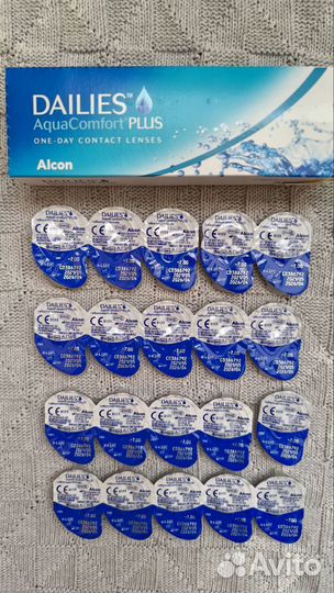 Однодневные линзы контактные Alcon -7
