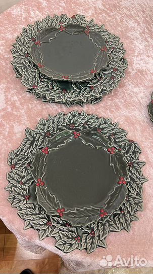 Тарелки,Тарелки новогодние, Керамика