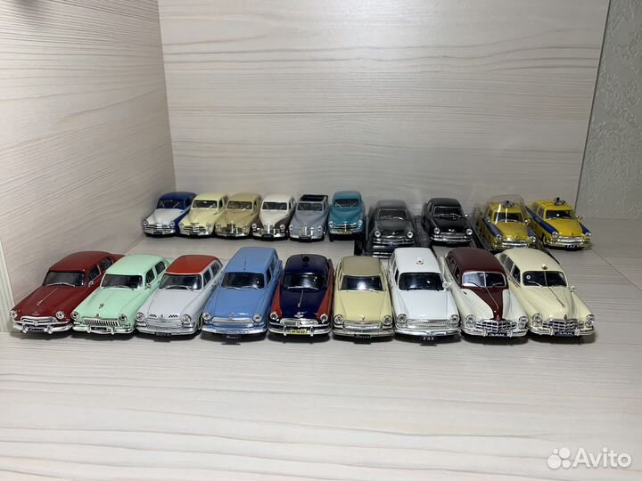 Коллекционные модели газ, зис Deagostini, нап