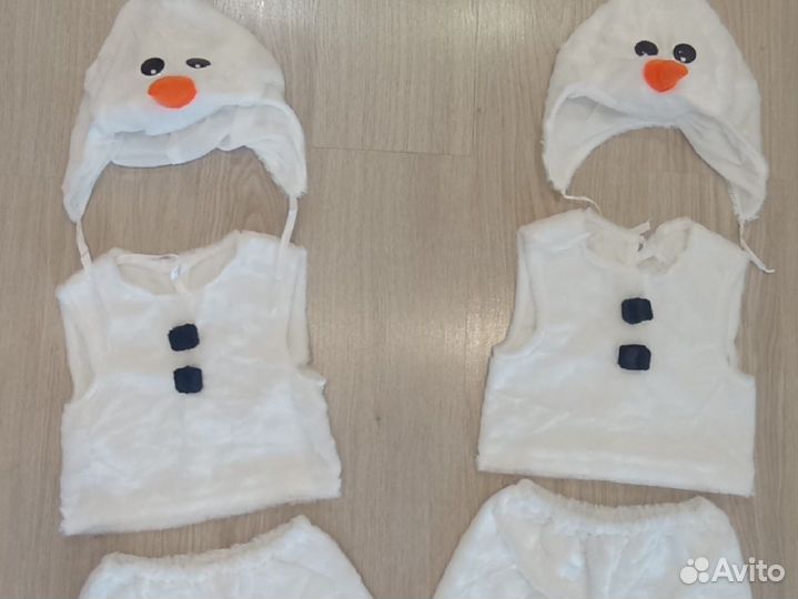 Костюмы снеговика для двойни