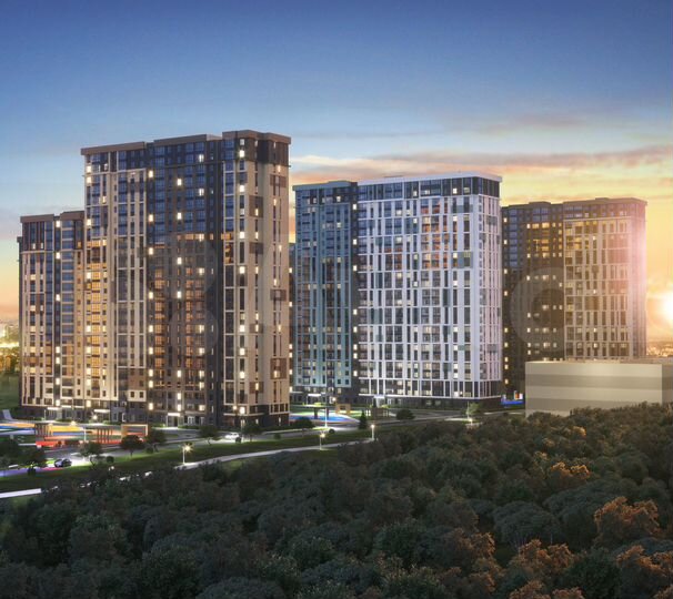 2-к. квартира, 60,4 м², 12/25 эт.