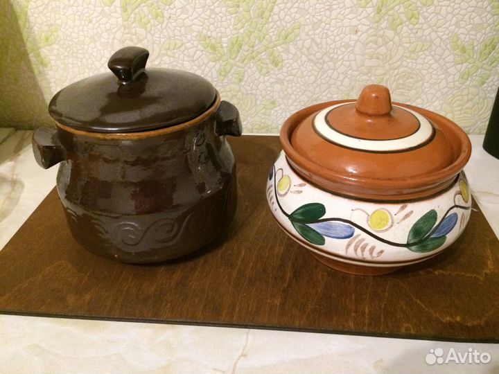 Горшочки глиняные для запекания