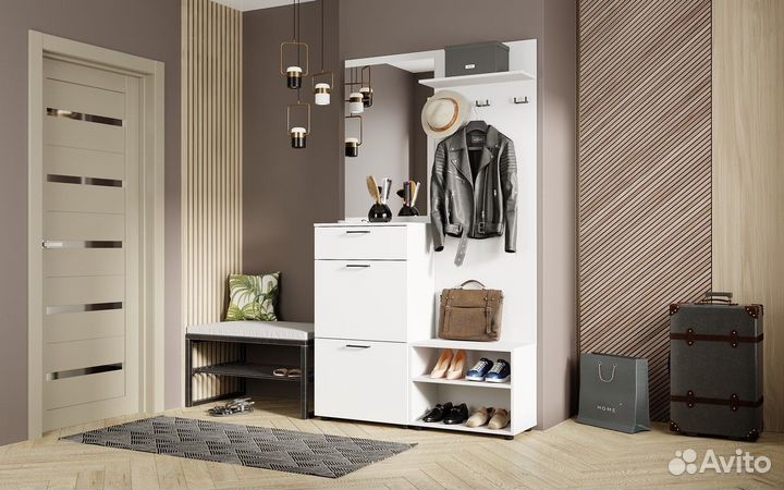 Новая прихожая белая