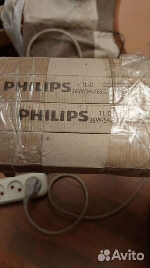 Люминесцентная лампа philips TL-D 36W/54-765 36Вт