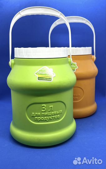 Бидон Martika 3 л прочный пищевой полипропилен