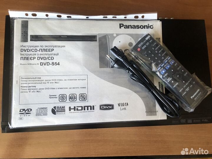 Двд плеер панасоник S54