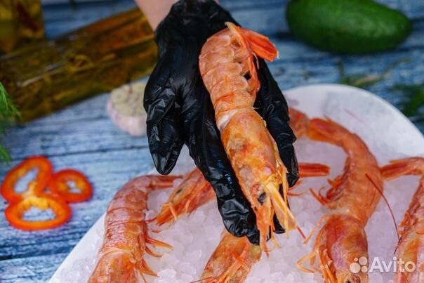Лангустины креветка аргентинская целая Л-2
