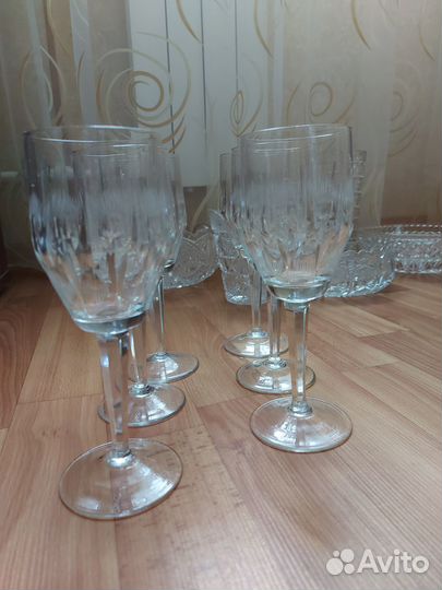 Фужеры хрусталь