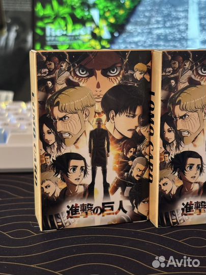 Lomo аниме карточки Атака Титанов