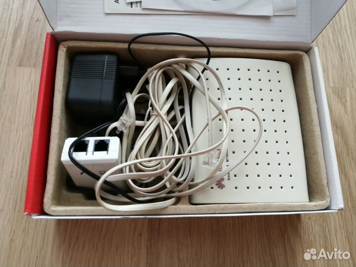 Adsl роутер Huawei SmartAX MT880u полный комплект