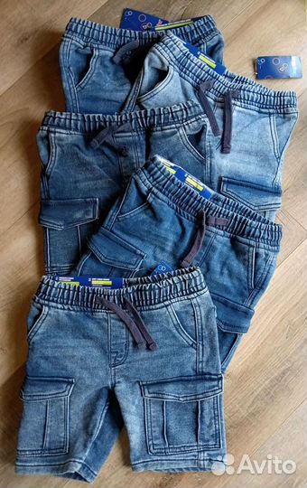 Шорты джинсовые для мальчика 86 92 98 104 110 116