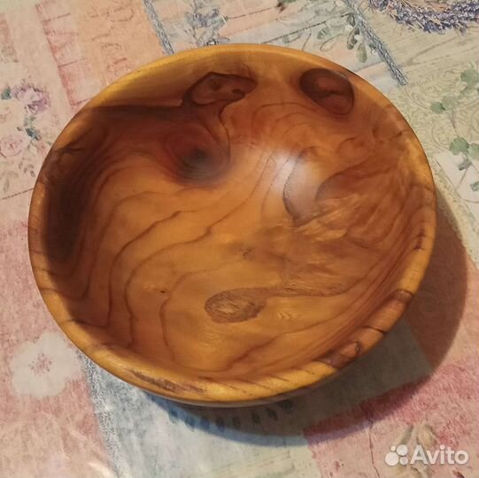 Деревянная тарелка. Миска. Материал: шелковица