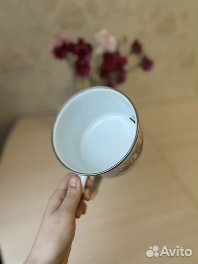 Эмалированная кастрюля 1 литр