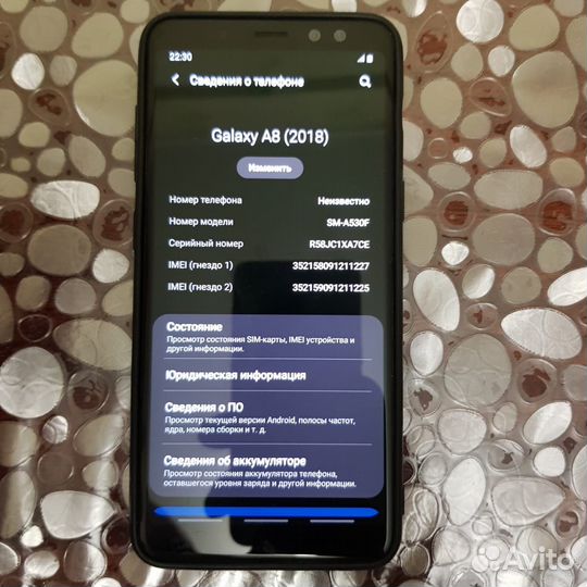 Samsung Galaxy A5 (2018) SM-A530F, 4/32 ГБ