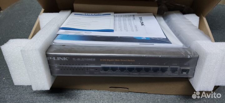 Управляемый Коммутатор TP-link TL-sl2210web новый