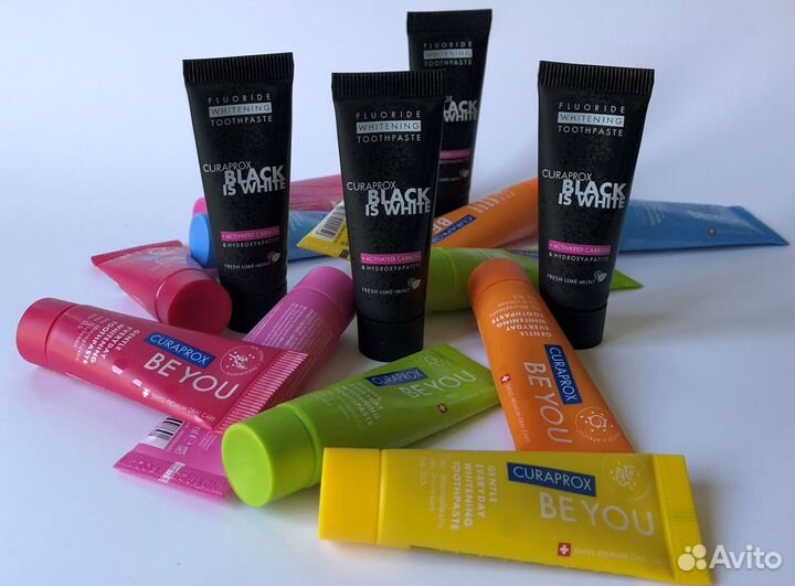 Curaprox Зубная паста Be You, Black is white 10 мл