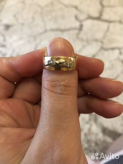 Советское Кольцо с бриллиантами