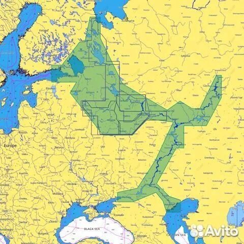 Карты глубин Смап C-MAP cmap Y050