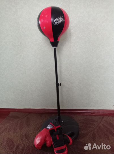 Детская боксерская груша с перчатками