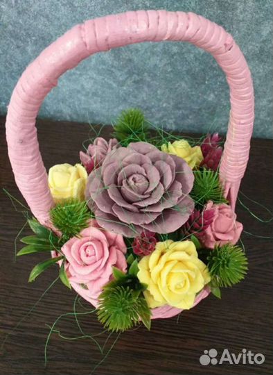 Букет цветов из мыла