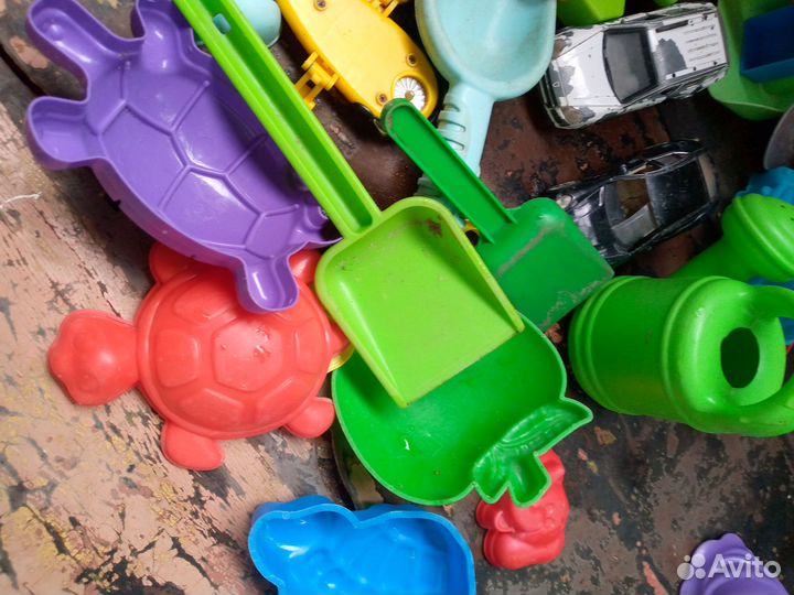 Большой пакет игрушек для песочницы
