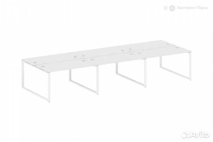 Стол-бенч двойной Metal system style бо.см-6.3