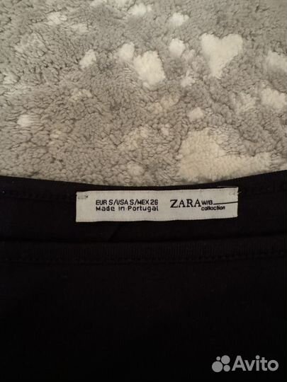 Лонгслив zara размер xs