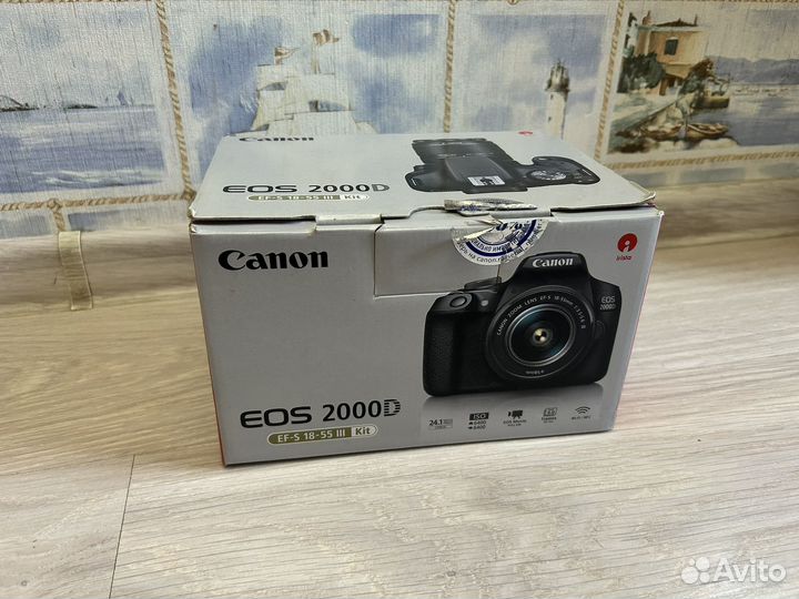 Фотоаппарат canon eos 2000d